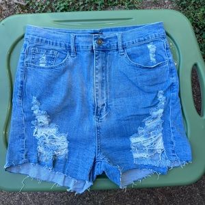 high waisted shorts